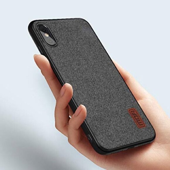 Mofi iPhone 12 5.4” Protective Thin  Slim Shockproof Matte Fabric Case - Picture 2 of 8